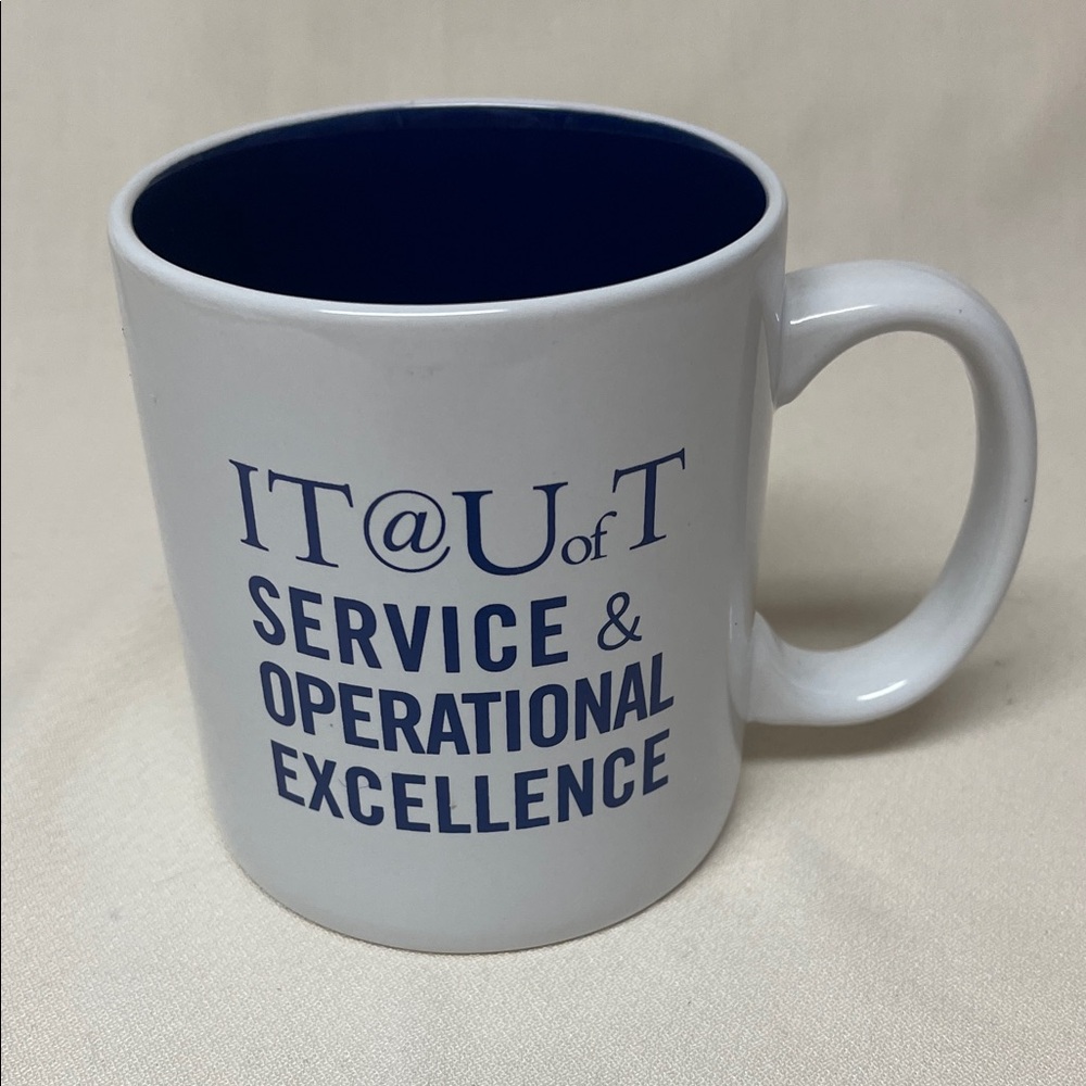 IT@UofT White and Blue Excellence Mug